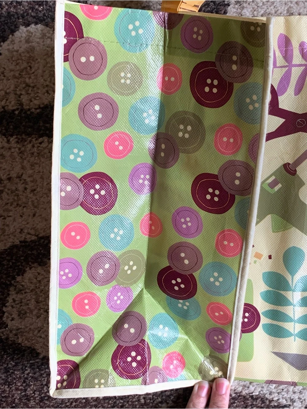 Joann Fabrics Reusable Shopping Bag Sewing Multiple Crafts Ruler Handles
